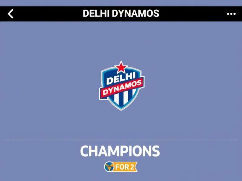 Delhi Dynamos Champions Manager Mode